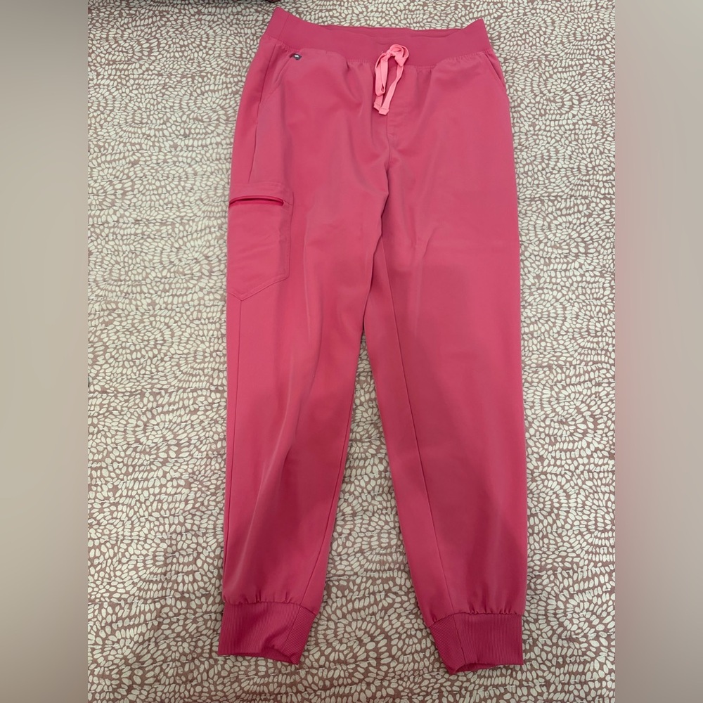 Figs Vibrant Pink Jogger Pants